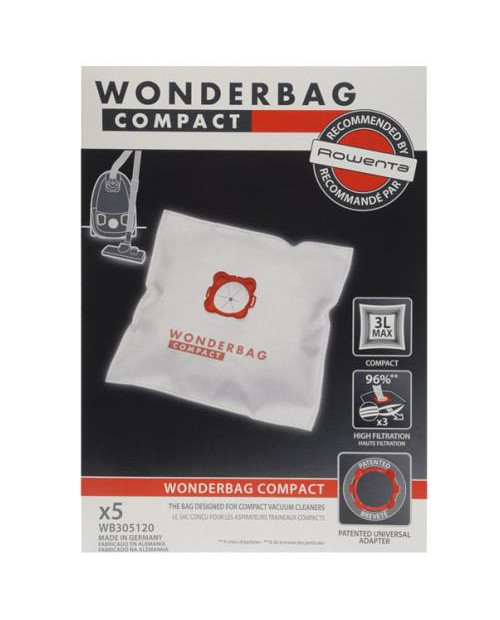 Saco Rowenta Wonderbag Wb-305120 Cx5 Saco Rowenta Wonderbag Wb-305120 Cx5