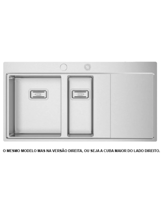 LAVA LOUÇA DIREITO ESCOVADO RODI - XERON 100 - L08X2ML7F148A2
