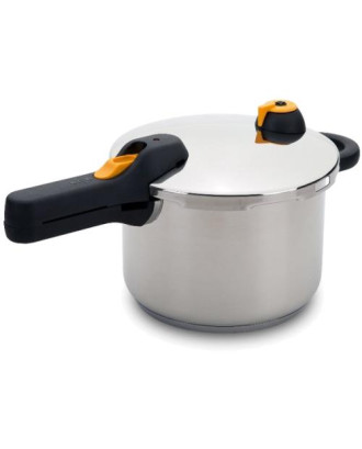 PANELA PRESSAO SILAMPOS S/CESTO EASY AMARELO 6L