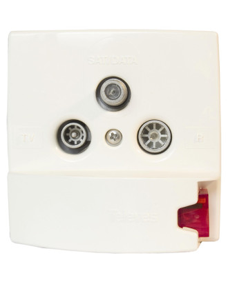 TERMINAL RJ 45 CAT.6 TV-R-DADOS/SAT TELEVES - ( Enc Min 10 Unid)