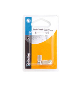 CONECTOR COAXIAL RECTO TIPO F ROSC. T100 TELEVES